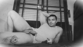 Ass - Feet - Close Up - Sexy Gentleman N1 Thick And Muscular Masturbating His Big, Vigorous And Gerly Penis
