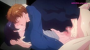 Ready for slurpy kisses and ass overflow on a sweaty uke? HENTAI ANIME