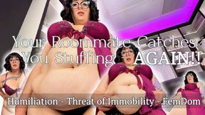 Roommate Catches You Stuffing Again Goddess Alara Glutton GoddessGlutton