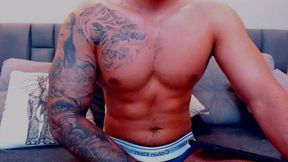 naked and play with my big cock hard .. ohmibod is on