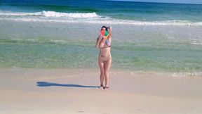 Beach Ball Punishment On Public Beach