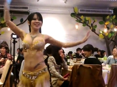 sexy asian Belly Dancer shake her slut boobs