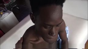 Young Black Amateur Straight Boy With Braces From Jamaica Fucks Gay Latino Filmmaker For $$