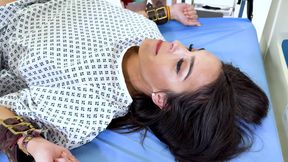 Latex Medical Play: Latina in Restraints, Gagged and Made to Orgasm (4k + Bts)