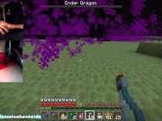 Playing Minecraft naked Ep.6 Boss fight time!!