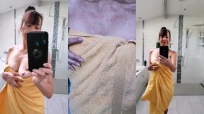 oups la serviette glisse