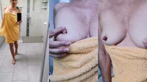 oups la serviette glisse