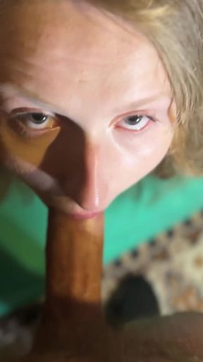 POV Blowjob with Deepthroat, I Shed a Tear, Cum in Mouth