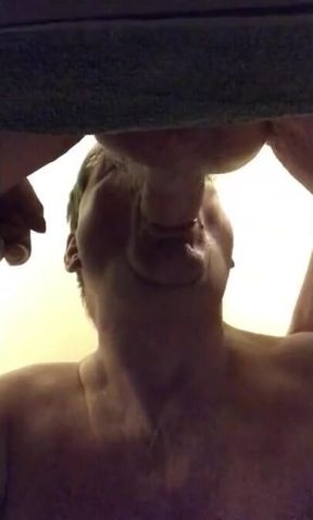 Big Dick Blowjob at the Mens Club