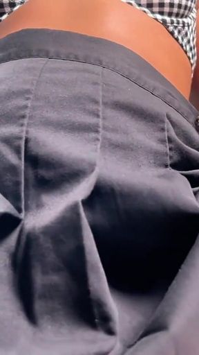 Hairy MILF Skirt Orgasm Face Sitting JOI