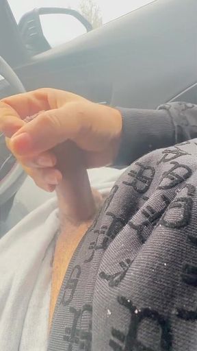 Showing off My Huge Dick for the Lorry Driver