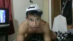 Big Cock Jerking on Bed.