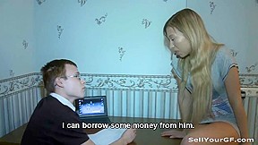 Her ass earns them money for living