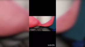 Grill friend's close-up POV of girl's pussy orgasm