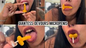 SPH The giantess devours micropenis