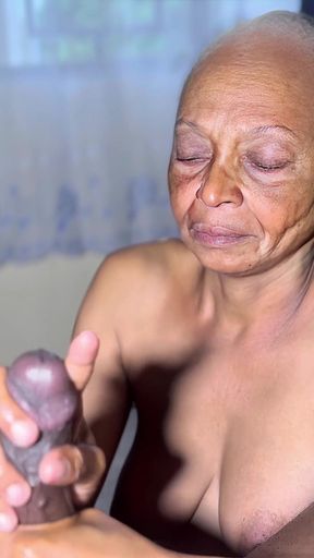 Nasty Granny Needed My Cum as Her Facial Serum