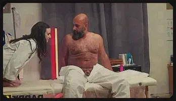 Daddy4K Brunette Nurse Cheating in Doctor's Office with Daddy