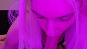 Fill her mouth - creampie inside