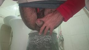 See how the dick slowly gets erect.