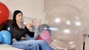 Anny B2P Giant Clear Balloon – Long Neck Pop