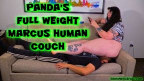 Panda's Full Weight Marcus Human Couch!