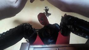 milf throat fucked with huge cumshot in mouth
