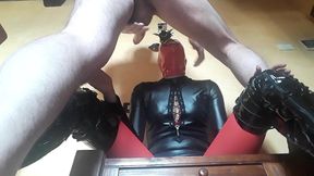 milf throat fucked with huge cumshot in mouth