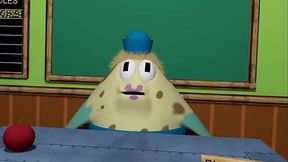 Tr&iacute_o entre Patricio Estrella, Bob esponja y se&ntilde_ora Puff, sexo en la autoescuela