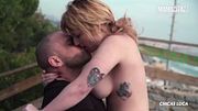 Spanish Babe Lucia Fernandez Rides Cock Outdoors on a Park Bench - Mamacitaz