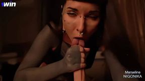 Hottest 4K porn 2023 with Marseille's Nigonika in public blowage action!