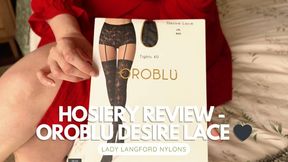 Cheeky Hosiery Review - Oroblu Desire Lace