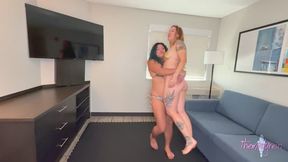 Kim Chi and Misty Rein Lift and Carry