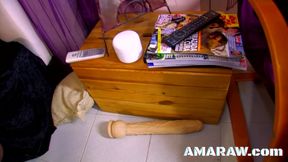 Rough sex with blonde Steph Debar loving anal and dildo fucking