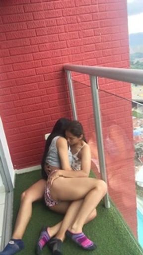 I have sex with my girlfriend on the balcony of my apartment