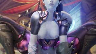 3D Compilation: Overwatch Mercy Widowmaker Tracer Sombra Uncensored Anime