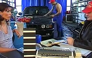 Orgy in the repair shop
