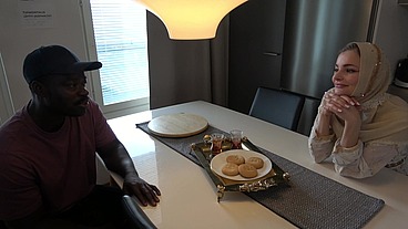 Hijabi Wife Cheating with Her Husband's BBC Friend