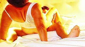 Senior MILF grabs pounded in doggy style