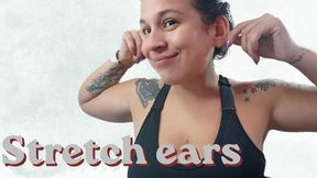 Ear stretching