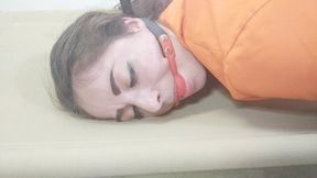 Meelina hogcuffed gagged and tickled