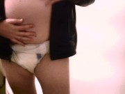Diapered Slave Boy Dances