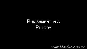 Punishment in a Pillory