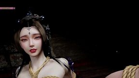 beauty warrior at prison - 3d_animation