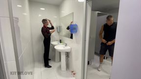 A Man Fucked a Ballroom Dancer in the Toilet