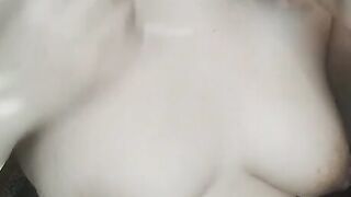 SQUEEZING my breasts and nipples made me MOAN. Thick chinese. Myfreecam Rebecca