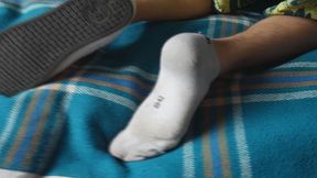 worshiping alex s feet and humping his ass