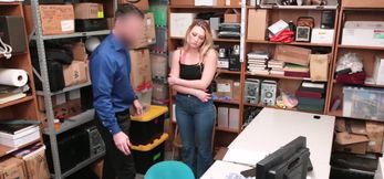 Office Thief Adira Allure Pays With Her Pussy