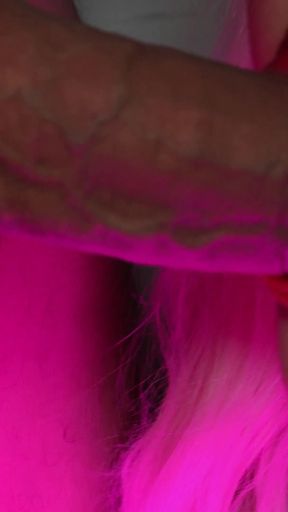 Closeup Amy Is Sucking a Veiny Cock