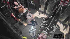 happy wildd kinkmas day 8 voyeurism cctv gym facial