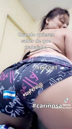 Tiktoker Prostitute working